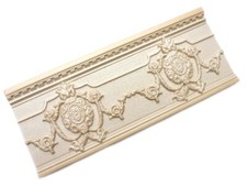 Fliesenbordüren 25x10cm Fliesen Bordüre Cenefa Villandry beige matt rustikal  