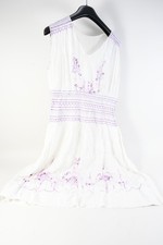 C22N27- Vintage Kleid bestickt Hungarian dress USA 20er Jahre