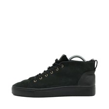 Blackstone Damen QL-48 Sneaker Schwarz Wildleder High-Top Linea Nero EU 41