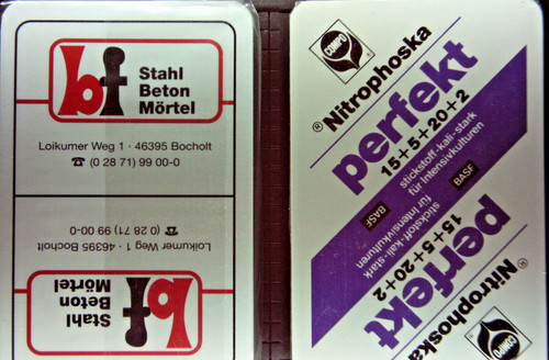 Skatspiele werbung basf - 2, skatspiele/werbung/