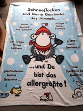 Sheepworld Wohndecke Decke Mehrfarbig Polyester Casual Kuscheldecke