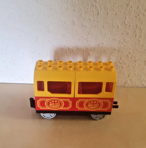 Lego duplo waggon rot - (a01),
