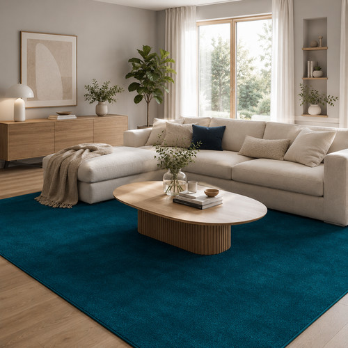 Hochflor velours teppich luna - velours,