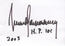 JUAN ANTONIO SAMARANCH † - Autogramm orig. - IOC-Präsident 1980-2001 - TOP