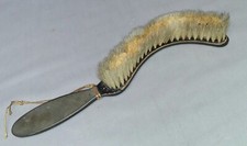 Alter Handfeger Tischkehrer Feger Krümmel Handfeger Blech  S 89