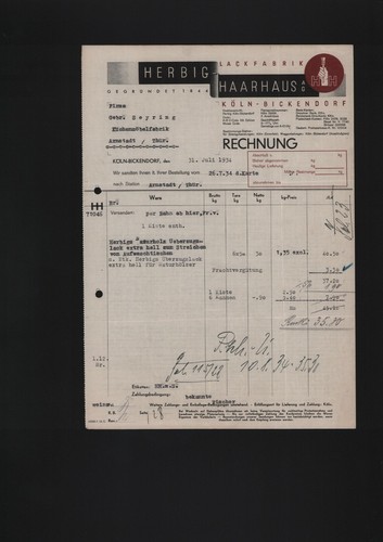 Köln bickendorf rechnung - kÖln-bickendorf,,