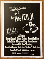 Der Pate Teil 2 - Filmkarte Filmplakatkarte Cinema - Al Pacino Robert de Niro