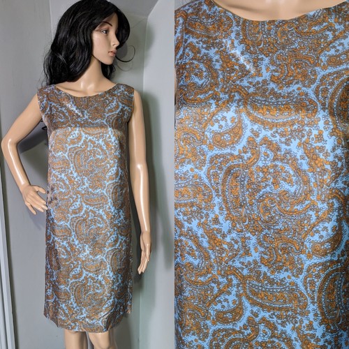 Vintage 60er blau orange