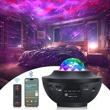 LED Sternenhimmel Lampe Projektor Bluetooth Musik Laser Starry Galaxy Nachtlicht