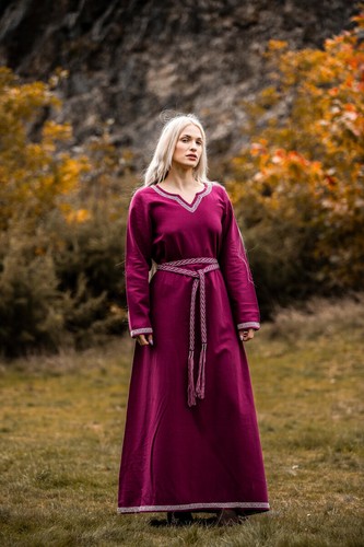 Wikingerkleid brigida rot - wikingerkleid,