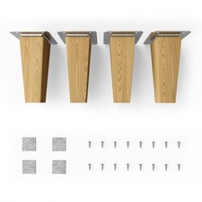 Sossai eckige holzfüße - 4x,