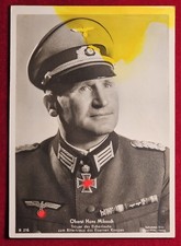 AK - Ritterkreuzträger des Heeres - Oberst  Hans Mikosch -LEIDER GROSSER FLECK !