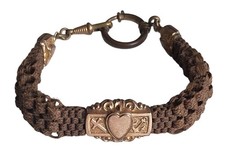 Haargeflecht armband echthaar - haargeflecht,