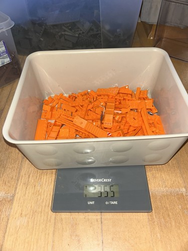 Lego orange konvolut - lego, 220g
