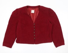 Rote damenjacke größe 12 - uk,