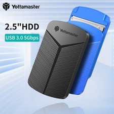 Yottamaster Festplattengehäuse USB Externes Gehäuse Festplatte 2.5" SATA SSD HDD