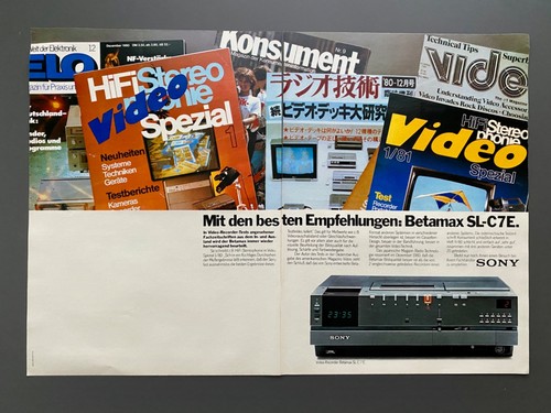 1981 sony betamax c7e - sony,