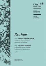 Johannes Brahms / Ein deutsches Requiem op. 45 (Urtext der neu ...9790004188323
