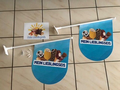 Langnese fahnen flaggen eis - langnese,