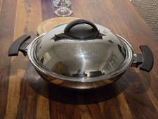 Fissler Edelstahl Pfanne WOK