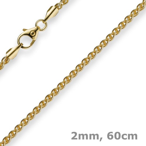 2mm zopfkette kette collier - zopfkette,
