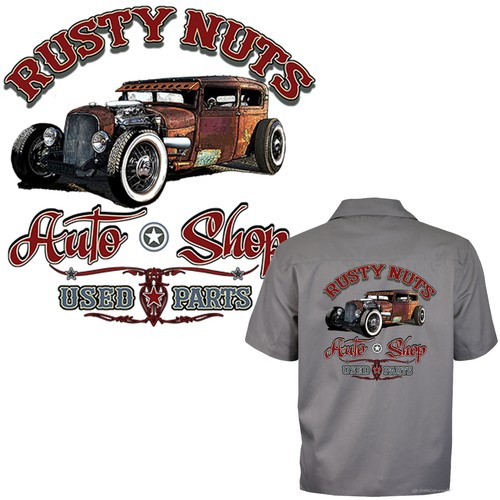 Hot rod hemd work rockabilly - hot,