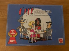 Cafe International - Mattel -Gesellschaftsspiel 1989 - eine Nationenkarte fehlt