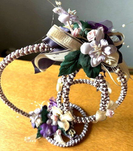 Tischkrone perlen hochzeit - perlen,