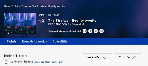 The strokes 2 stehplatz - the,