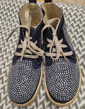 🫆🌐 Sneaker Blau Glitzer