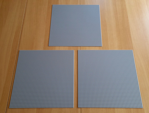 Lego 11024 platte bauplatte - 3x,