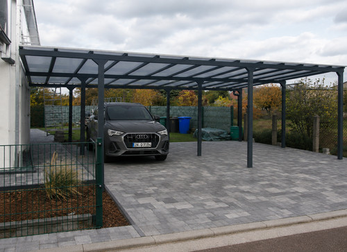 Carport aus stahl nach - nach, maß
