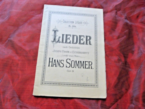 Lieder hans sommer 9 noten - sommer,