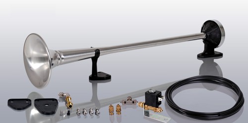 Edelstahl drucklufthorn 63cm - drucklufthorn,