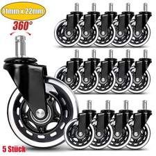 5 Stück BürostuhlRollen