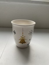 1X Heiko Blume Porzellan Becher Kaffeebecher Tasse - Dekor Winter Weihnachten