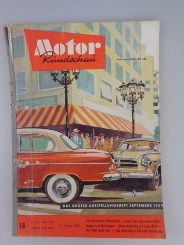 Zeitschrift motor rundschau - zeitschrift,