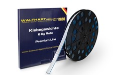 1200 x 5g  Klebegewichte Rolle 6Kg Kleberiegel Grau Felgensilber Auswuchtgewicht