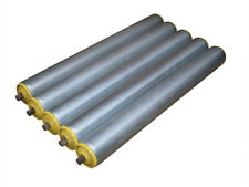 5x Interroll Tragrollen Sechskant Länge 437 mm Ø 50 mm verzinkt Stahlrolle