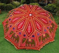 Indischer gartenschirm elefant - gartenschirm,