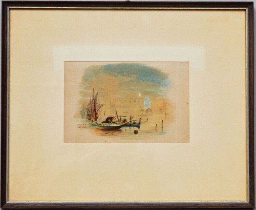 Original aquarell venedig - aquarell,