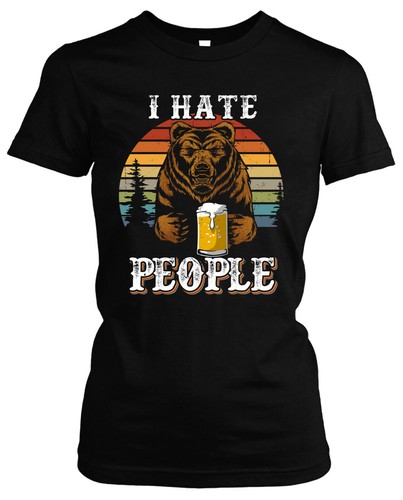 Hate people damen girlie - i,