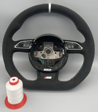 Audi A1 8X A4 B8 A6 C7 A7 A8 D4 Q3 Q7 Lenkrad neu beziehen mit Alcantara