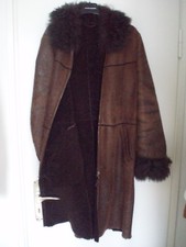 Super Warm,1881 Cerruti, EchtLedermantel, dunkelbraun, Gr. L, gewachsenes Fell