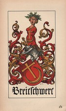 1880 Wappen Familie Crest