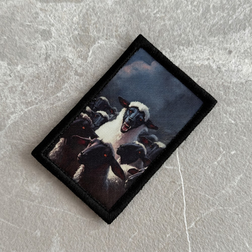 Wolf schafspelz patch kampf - im,
