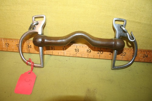 Vulcanite kimblewick bit - bit, 5"