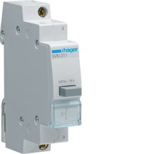 HAGER SVN311 Taster für Reiheneinbau 16A 1 Schließer 230V AC 1PLE	