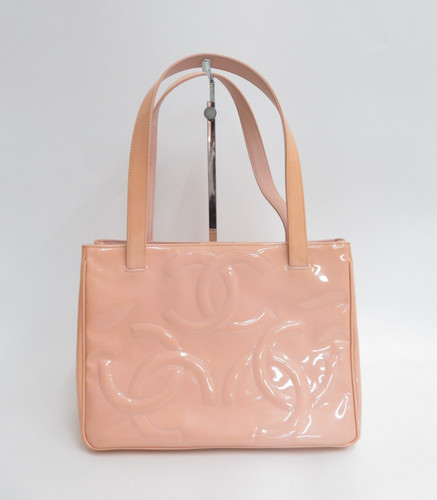 Chanel lackleder handtasche - cc,
