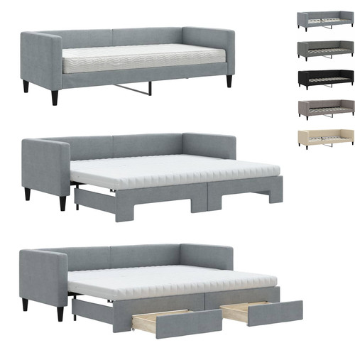 Tagesbett bettgestell stoff - tagesbett,
